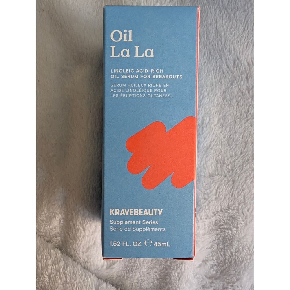 KraveBeauty Oil La La Linoleic Acid-Rich Oil Serum for Breakouts 45mL 1.52oz